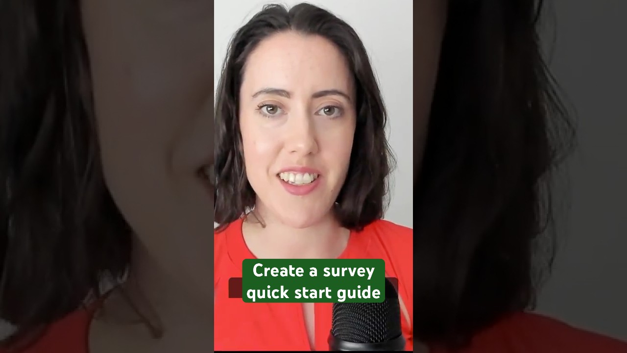 Create a survey - Explained in under 60 seconds
