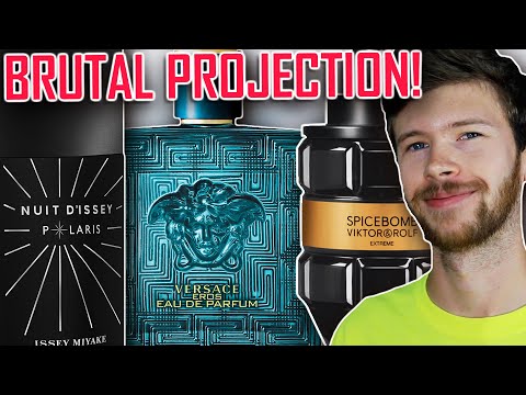10 FRAGRANCES WITH BRUTAL PROJECTION (THESE ARE NO JOKE) | STRONGEST COLOGNES FOR MEN