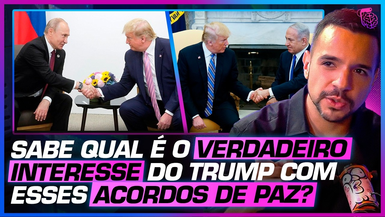 Os BASTIDORES DOS ACORDOS DE PAZ entre ISRAEL x PALESTINA e  RÚSSIA x UCRÂNIA - RICARDO MARCÍLIO