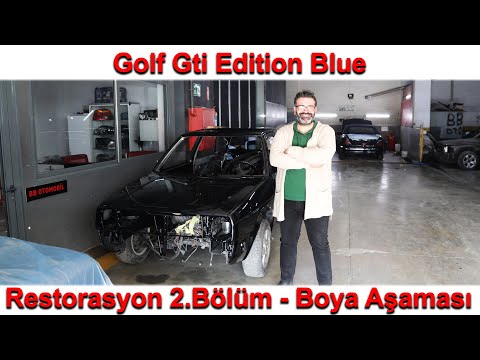 Mk2 Golf Gti Edition Blue Restorasyon 2.Bölüm - Boya Aşaması