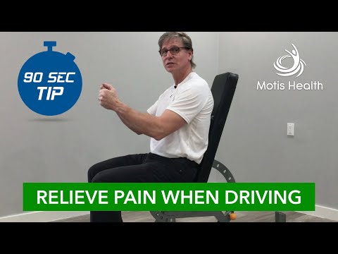 90 Second Health Tip - Relieve Pain When Driving