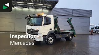 Мултилифт за контейнери камион Mercedes-Benz Atego 1527 Atego 4X2 JOAB VL8 skiploader Automatic cruise contro | Изображение 4 - Autoline