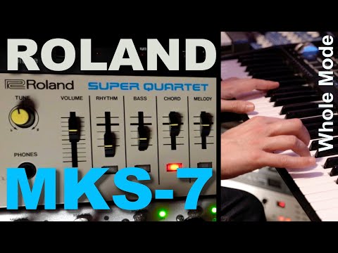 Roland MKS-7 Super Quartet Synthesizer Module 1985-1989 - Black image 9