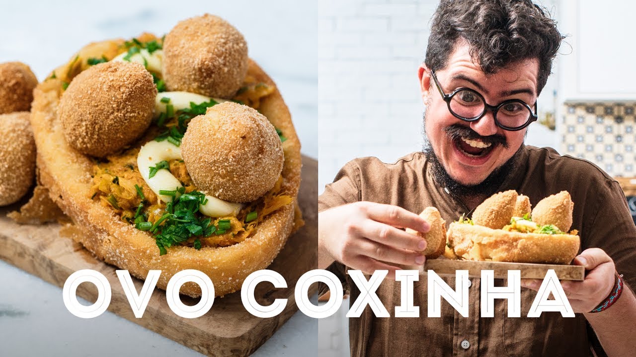 OVO DE COXINHA SURPRESA - COMO FAZER? | PÁSCOA | BIGODE SOZINHO NA COZINHA