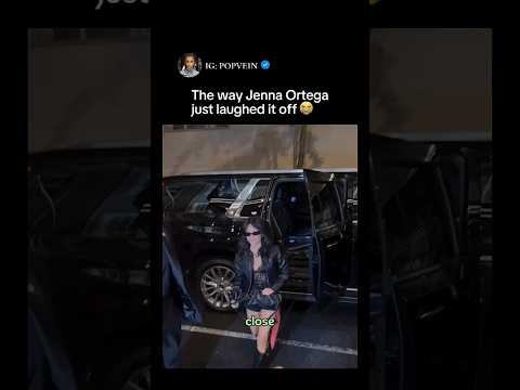 Jenna Ortega just laughed it off 😭