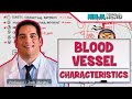 Cardiovascular | Blood Vessel Characteristics