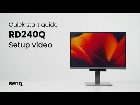 BenQ RD240Q 24 INCH WQXGA Programming Monitor, 90W USB Type-C