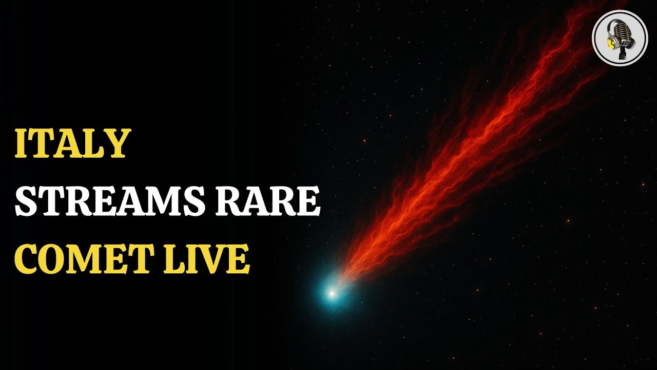 3I/ATLAS Live From Italy: Astronomer Confirms It’s Clearly a Comet | WION Podcast