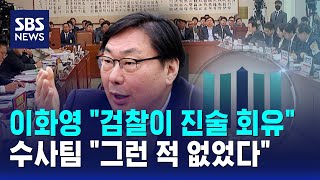 이화영 검찰이 진술 회유..수사팀 그런 적 없었다 / SBS