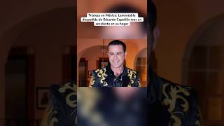 Tristeza en México: Lamentable despedida de Eduardo Capetillo tras un accidente en su hogar