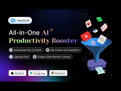 The Best Video & Text Summarizer App | TubeOnAI - Fastest AI Summarizer For Everything