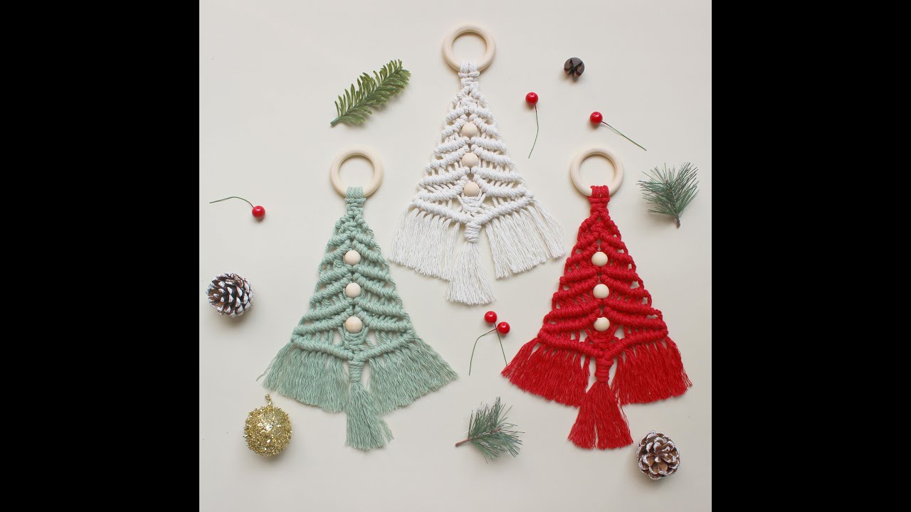 DIY Macrame Christmas Tree Tutorial