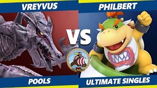 Smash Ultimate Tournament - Vreyvus (Ridley) Vs. Philbert (Bowser Jr.) Valhalla II SSBU Pools