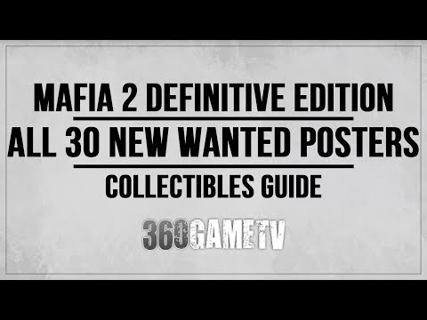 Mafia 2 Definitive Edition All New Wanted Poster Locations (160-189) - Collectibles Guide