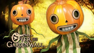 How I Made Enoch from Over the Garden Wall Art Toy Foam Pumpkin Carving DIY Halloween Craft