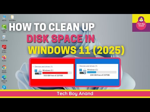 How to Clean Up Disk Space in Windows 11 (2025) | Boost Speed & Free Storage Fast! | @TechBoyAnand
