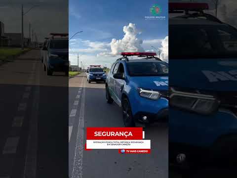 A Polícia Militar de Goiás é realizou mais uma edição da Operação Força Total em Senador Canedo