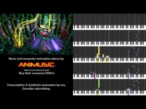 Animusic 2 - Fiber Bundles [Synthesia sheet music]