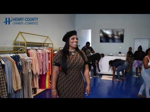 Labeled Blu Ribbon Cutting