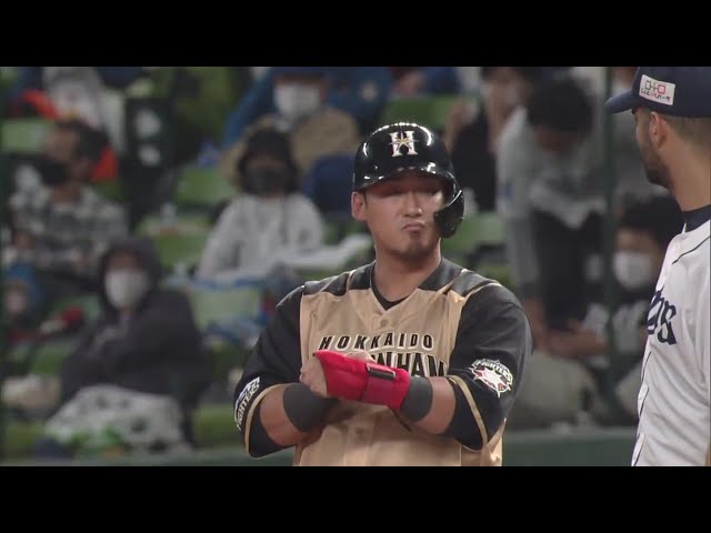【6回表】ファイターズ・中田 タイムリーヒットを放ち、熾烈な打点王争いを繰り広げる!! 2020/9/24 L-F