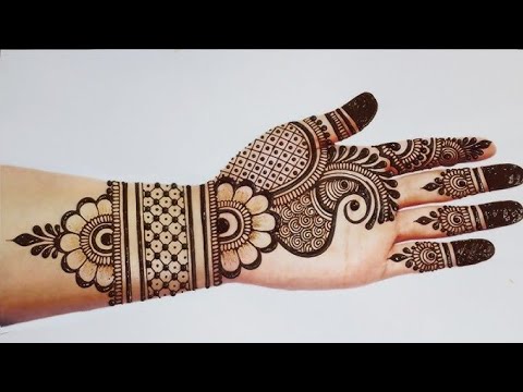 Arabic Mehendi Design 🌿✨ | Stylish & Easy Henna Pattern |mehendi art by Savita #arabicmehndi 