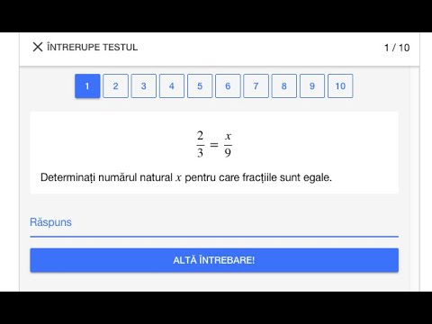 Cum îl calculăm pe x dacă avem două fracții echivalente