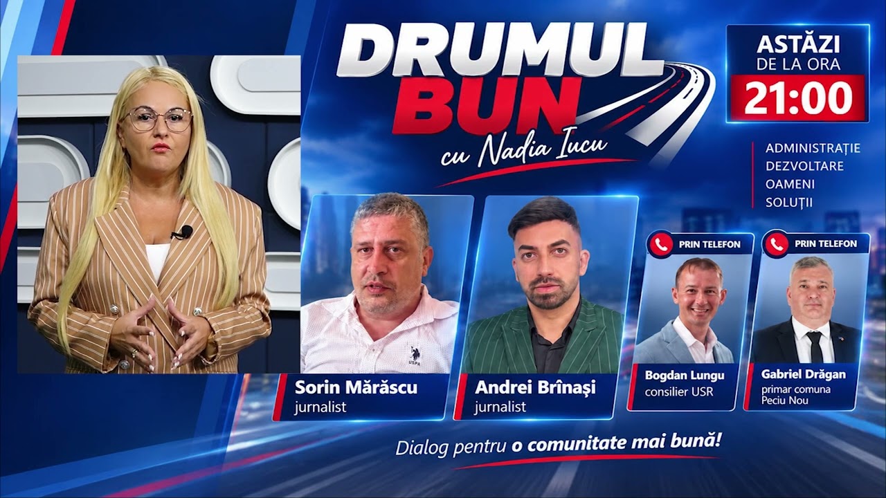 DRUMUL BUN cu Nadia Iucu – în această seară, de la ora 21:00!