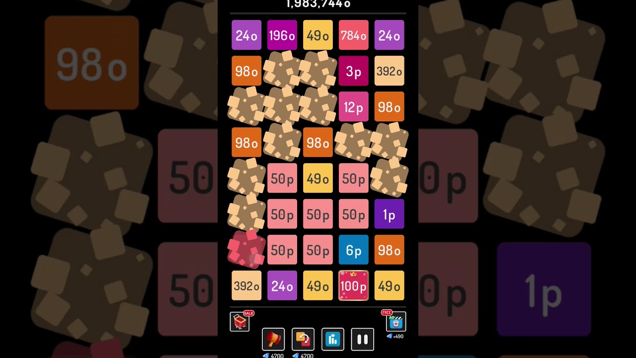 amazing scores in 2248 numbers game highest score #gameplay #gaming #challenge #games #bestplayer