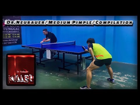 Dr. Neubauer Killer 1.8mm 🏓 : Shots & techniques compilation vs Pro player “Brandon Fong”