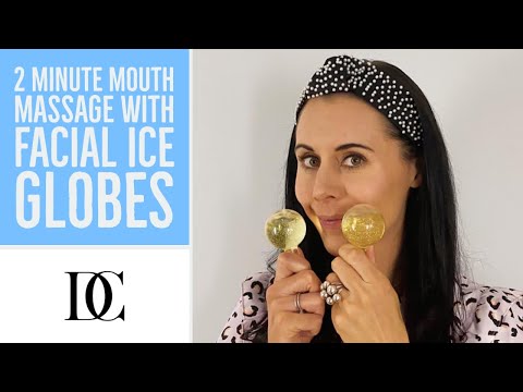 2 Minute Mouth Massage With Facial Ice Globes