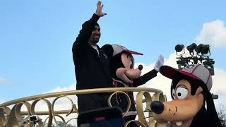 JALEN HURTS PHILADELPHIA EAGLES DISNEY WORLD WIN SUPER BOWL FOOTBALL 2025