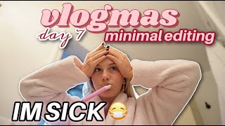 VLOGMAS DAY 7: Sick day, Chiropractor appointment & Opening gifts I ordered for Christmas