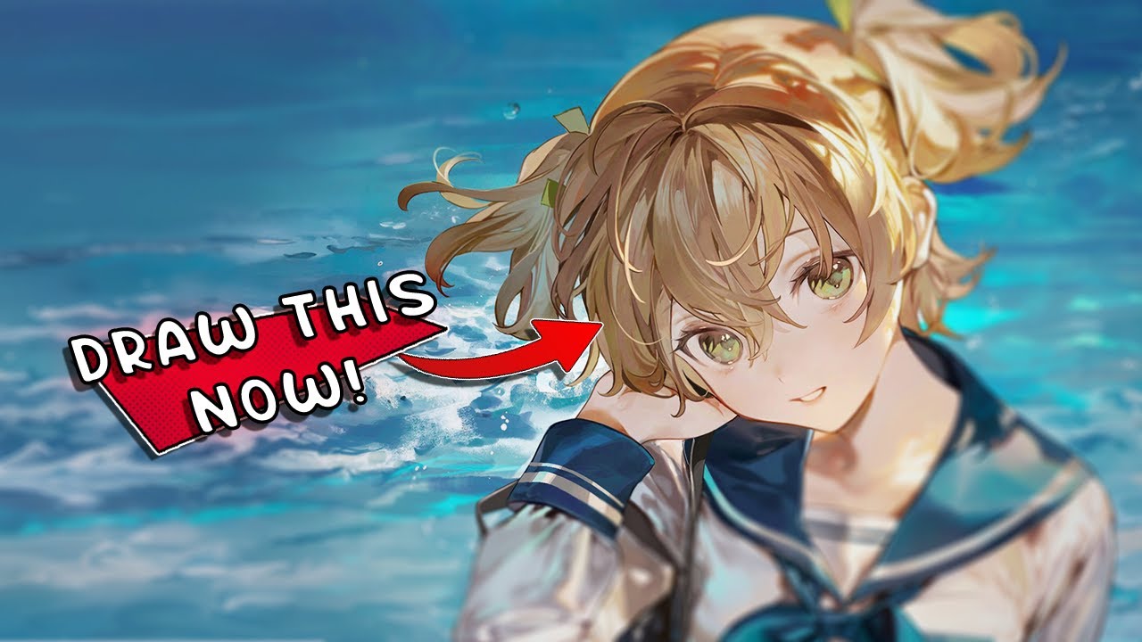 Drawing hair is EASY after I studied Ccroquette & YeeJ Chan