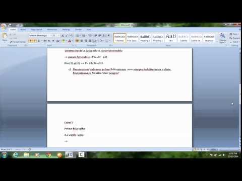 Tutorial BTI Problema Probabilitati