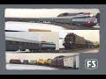 FS In HO 1980s Riva E444 With Torino Ventimiglia Rapido And Riva E428 With Heavy Freight