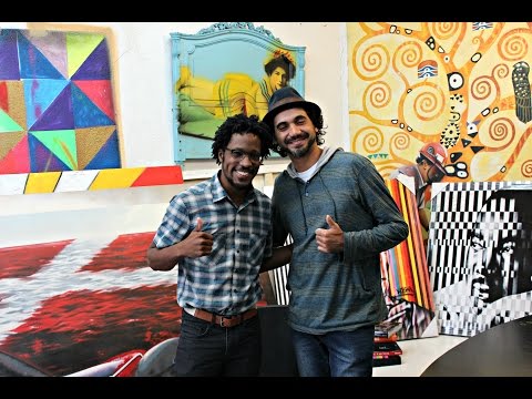 In the Studio: Brazilian Street Artist Kobra (English subtitles)