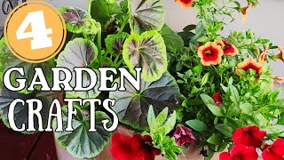 Garden DIY Crafts Made Easy: 4 Creative Projects You Can