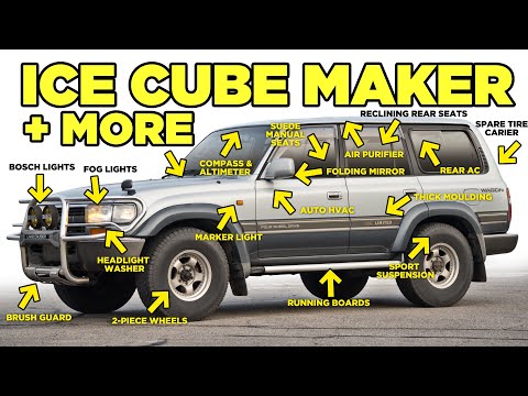 Differences between US and Japanese 80-Series Land Cruiser - So Many JDM Options We Never Got!