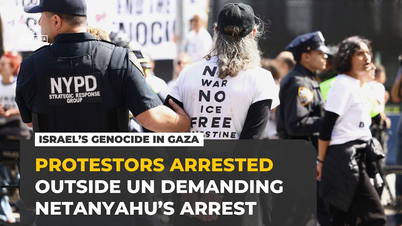 More than 100 protesters arrested outside UN demanding Netanyahu’s arrest