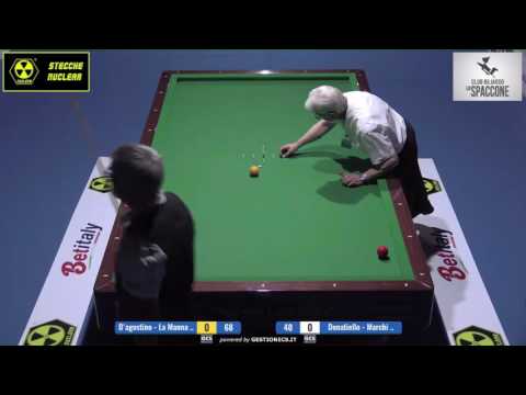 D'agostino - La Manna VS Donatiello - Marchi | Campionato Italiano Biliardo 2016/2017(Torino)