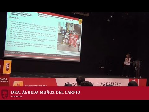, title : 'Conducta Responsable en Investigación: Dra. Águeda Muñoz del Carpio'