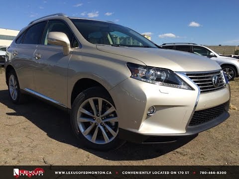 New Tan 2015 Lexus RX 350 AWD Sportdesign Technology Package Review Southeast Edmonton