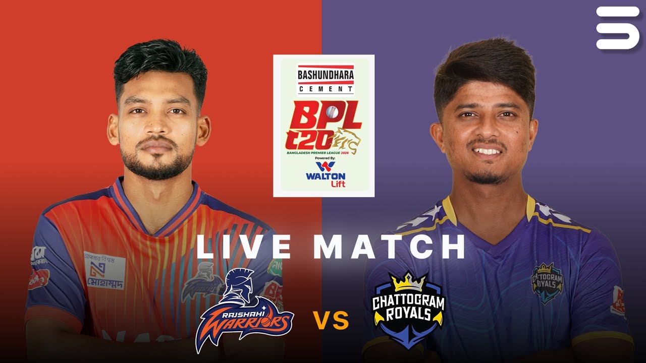 Live | Rajshahi Warriors vs Chattogram Royals | Match 19 | Bangladesh Premier League | M3Z1K