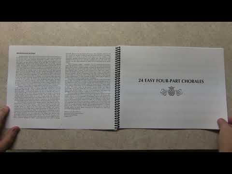 J.S. BACH: 24 Easy Four-Part Chorales (2017)
