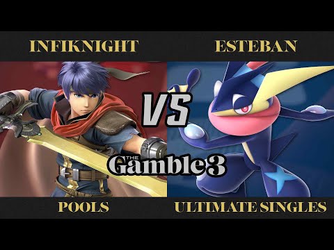 The Gamble 3 Pools - Infiknight (Ike) vs. Esteban (Greninja) - SSBU