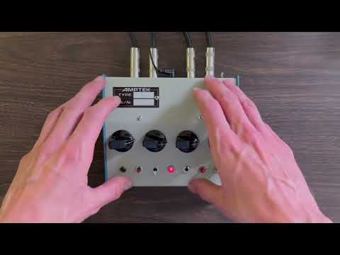 AMPTEK Stereo Saturator - Vintage Germanium Line Amp Pedal w/ NOS Germanium,  Decapitator / FATSO / Black Box / Rangemaster / Neve Inspired image 4