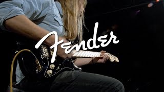 Video thumbnail for Fender American Performer Stratocaster HSS MN, Black | Gear4music by Gear4music Guitars