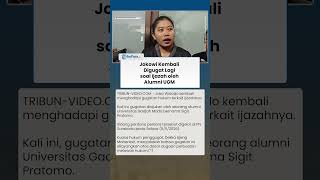 Jokowi Digugat Lagi! Alumni UGM Minta Ijazah Ditunjukkan ke Publik