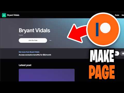 Patreon Creator Account