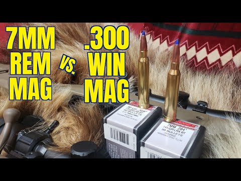 7mm Rem Mag vs .300 Win Mag Barnes LRX Chronograph